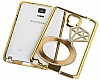 Shengo Samsung N9100 Galaxy Note 4 Tekta Tal Metal Gold Klf - Resim: 4