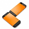 Spigen Slim Armor iPhone SE / 5 / 5S Turuncu Klf - Resim: 3