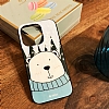 Dafoni Art iPhone 11 Pro Max Snow Bear Klf - Resim: 4