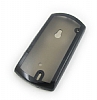 Sony Ericsson Xperia Neo Silikon Kenarl effaf Siyah Sert Mat Rubber Klf - Resim: 2