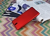 Sony Xperia C5 Ultra Tam Kenar Koruma Krmz Rubber Klf - Resim: 2