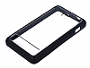 Sony Xperia E1 Siyah Silikon Kenarl effaf Rubber Klf - Resim: 1
