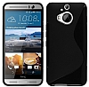 HTC One M9 Plus Desenli Siyah Silikon Klf - Resim: 4