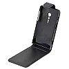 Sony Xperia Ion LT28i Kapakl Siyah Deri Klf - Resim: 3