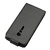 Sony Xperia Ion LT28i Kapakl Siyah Deri Klf - Resim: 2