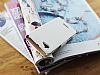 Sony Xperia L Yan Czdanl Beyaz Klf - Resim: 3