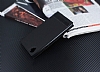 Sony Xperia L1 Gizli Mknatsl Yan Kapakl Siyah Deri Klf - Resim: 2