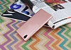 Sony Xperia L1 Tam Kenar Koruma Rose Gold Rubber Klf - Resim: 2