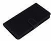 Sony Xperia M2 Czdanl Yan Kapakl Siyah Deri Klf - Resim: 2