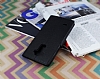 LG G4 Stylus Czdanl Yan Kapakl Siyah Deri Klf - Resim: 2