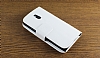 Sony Xperia P Standl Czdanl Beyaz Deri Klf - Resim: 3