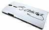 Sony Xperia S Atatrk mzal Sert Parlak Beyaz Rubber Klf - Resim: 1