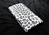 Sony Xperia S Leoparl Beyaz Rubber Klf - Resim: 1