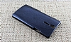 Sony Xperia S Siyah Simli Rubber Klf - Resim: 1