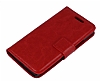 Sony Xperia S Standl Czdanl Krmz Deri Klf - Resim: 3