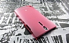 Sony Xperia S Ultra nce 0.2mm Pembe Rubber Klf - Resim: 1
