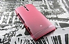 Sony Xperia S Ultra nce 0.2mm Pembe Rubber Klf - Resim: 2