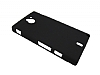 Sony Xperia Sola Siyah Rubber Klf - Resim: 2
