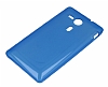 Sony Xperia SP effaf Mavi Silikon Klf - Resim: 2