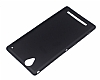 Sony Xperia T2 Ultra Ultra nce Siyah Rubber Klf - Resim: 3