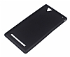 Sony Xperia T2 Ultra Ultra nce Siyah Rubber Klf - Resim: 1