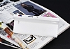 Sony Xperia T3 Gizli Mknatsl Standl Beyaz Deri Klf - Resim: 2