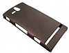 Sony Xperia U Kahverengi Sert Mat Rubber Klf - Resim: 1