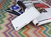 Sony Xperia XA Ultra Czdanl Yan Kapakl Beyaz Deri Klf - Resim: 4
