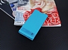 Sony Xperia XA1 Gizli Mknatsl Mavi Deri Klf - Resim: 2