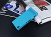 Sony Xperia XA1 Gizli Mknatsl Mavi Deri Klf - Resim: 1