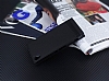 Sony Xperia XA1 Gizli Mknatsl Siyah Deri Klf - Resim: 1