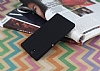 Sony Xperia Z Mat Siyah Silikon Klf - Resim: 1