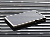 Sony Xperia Z Metalik Kenarl Siyah Deri Klf - Resim: 1