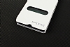 Eiroo Sony Xperia Z Pencereli nce Yan Kapakl Beyaz Deri Klf - Resim: 1