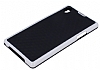 Sony Xperia Z1 ift Renkli Beyaz Silikon Klf - Resim: 2