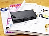 Sony Xperia Z1 Compact Czdanl Yan Kapakl Siyah Deri Klf - Resim: 2