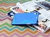 Sony Xperia Z1 Desenli effaf Mavi Silikon Klf - Resim: 2