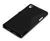 Sony Xperia Z1 Desenli Siyah Silikon Klf - Resim: 2