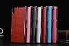 Sony Xperia Z1 Metalik Kenarl Beyaz Deri Klf - Resim: 4