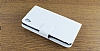 Sony Xperia Z1 Standl Czdanl Beyaz Deri Klf - Resim: 3