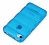 iPhone 4 / 4S Bubble effaf Mavi Silikon Klf - Resim: 2