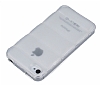 iPhone 4 / 4S Bubble effaf Beyaz Silikon Klf - Resim: 2