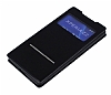 Sony Xperia Z2 Pencereli Manyetik Kapakl Siyah Deri Klf - Resim: 5