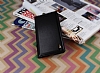 Sony Xperia T3 ift Pencereli nce Yan Kapakl Siyah Klf - Resim: 1