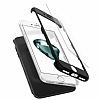 Spigen Air Fit 360 iPhone 7 / 8 Siyah Klf + 2x Tempered Glass Cam Koruyucu - Resim: 4