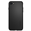 Spigen Air Fit 360 iPhone 7 / 8 Siyah Klf + 2x Tempered Glass Cam Koruyucu - Resim: 3