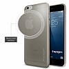 Spigen AirSkin iPhone 6 Plus / 6S Plus Ultra nce effaf Siyah Rubber Klf - Resim: 4