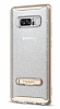 Spigen Crystal Hybrid Glitter Samsung Galaxy Note 8 Gold Klf - Resim: 1