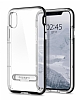 Spigen Crystal Hybrid iPhone X / XS Siyah Klf - Resim: 4
