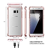 Spigen Crystal Shell Samsung Galaxy Note FE Rose Gold Klf - Resim: 14